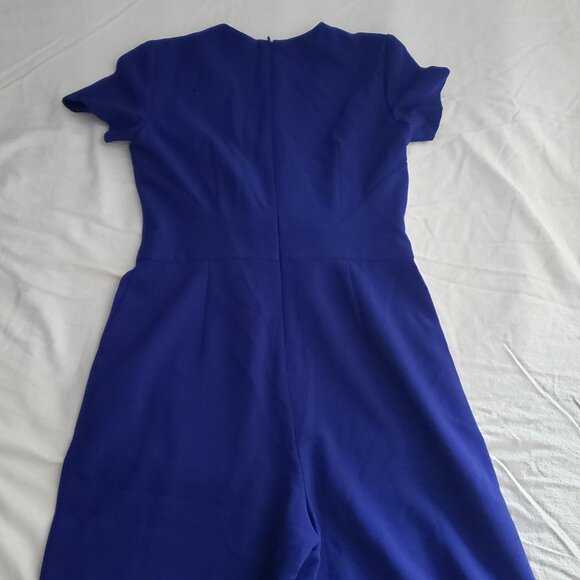 Blue Short Sleeve Jumpsuit [Vince Camuto] [Size 8P] - Picture 4 of 6